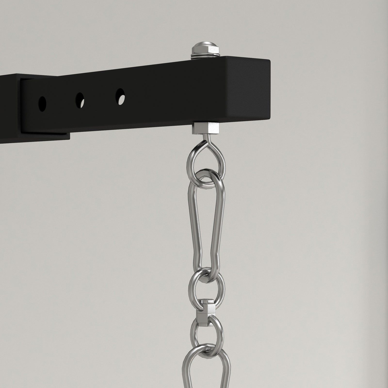 5-length Adjustable Punch Bag Wall Bracket For Boxing | Black