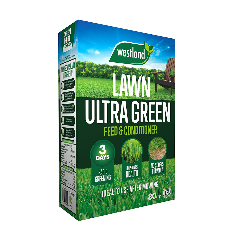Ultra Green Lawn Feed & Conditioner - Rapid 3-day Greening With Iron & Magnesium | 350sqm