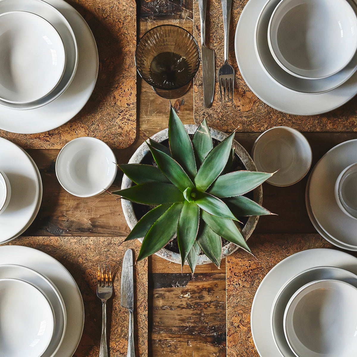 Set Of 4 Nordic Stoneware Dipping Bowls | Set of 4 | White