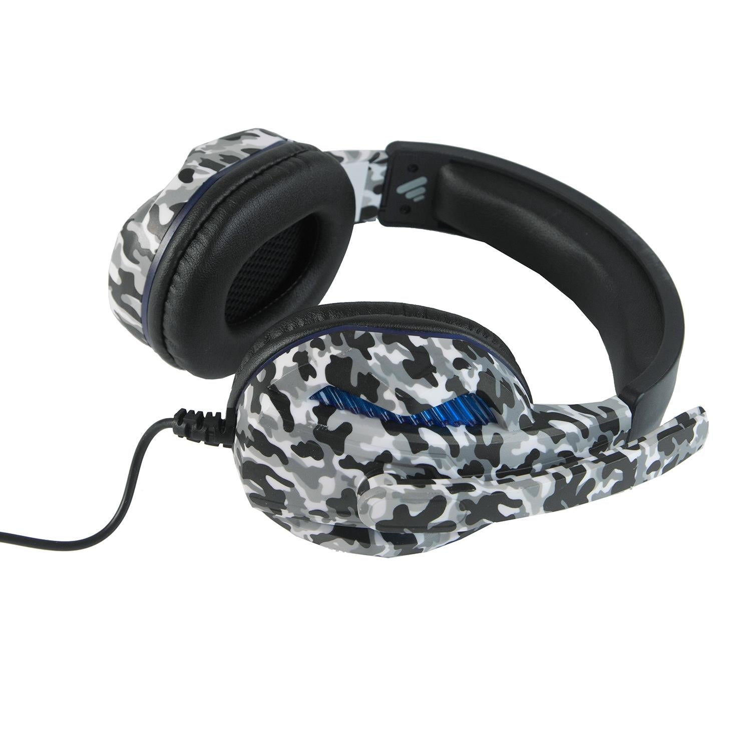 Headset Camo Design For Ps, Xbox & Pc Gaming | Gray