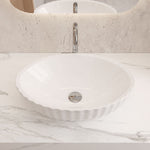 Artistic Oval Bathroom Vessel Vanity Sink