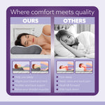 Premium Cervical Neck, Head, Back & Shoulder Support, Shredded Orthopaedic Memory Foam, Bamboo Washable Cover