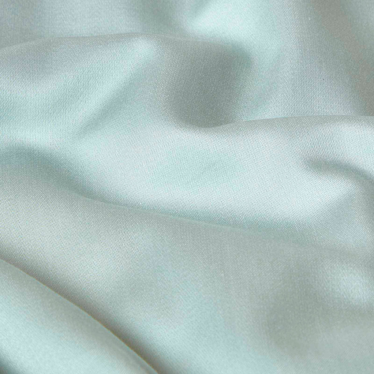 Organic Cotton Duvet Cover Set 400 Tc | Single | Duck Egg Blue