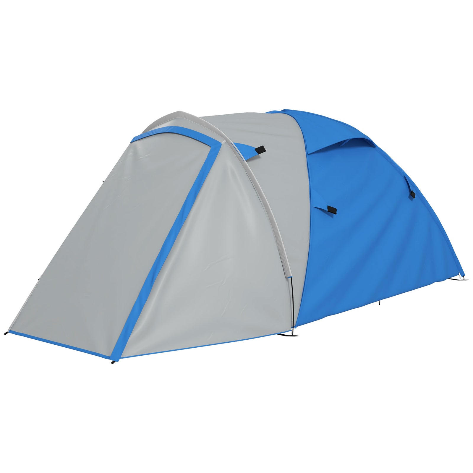 2-3 Man Camping Tent With Living Area, 2000mm Waterproof | Blue