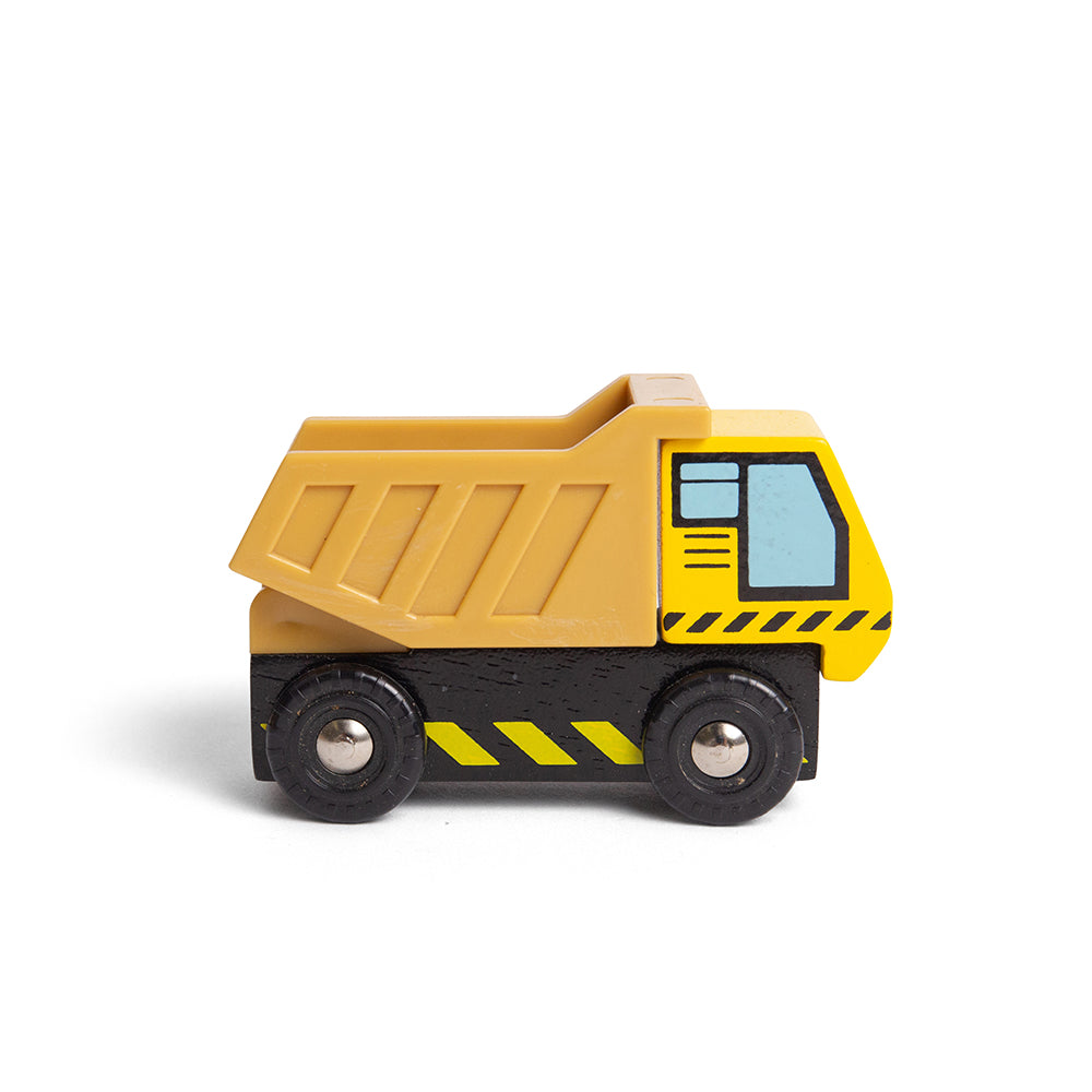 Construction Site Vehicle Set for Wooden Train Sets