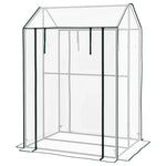 Greenhouse With 2 Roll-up Doors And Vent Holes