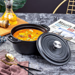 Breeins 2.5l Cast Iron Dutch Oven With Lid