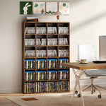 HOMCOM 456 Cd/ 336 Dvd Storage Unit, Media Storage Shelf