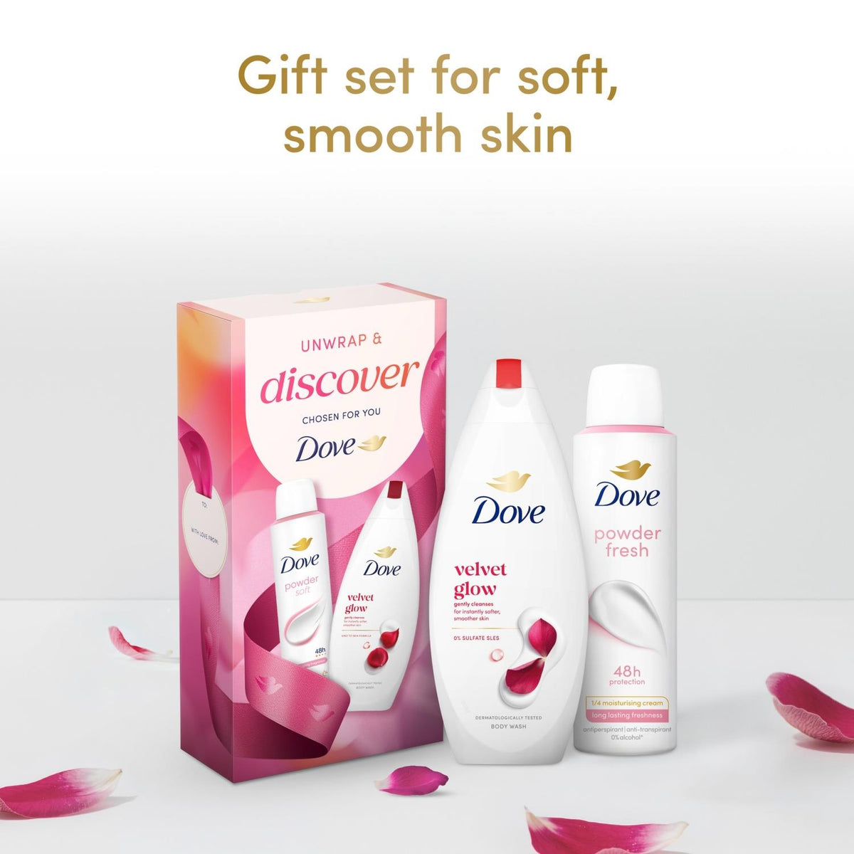 Unwrap And Discover Duo Body Wash Gift Set For Her, Gift Box | Set of 3