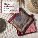 Saree & Garment Storage Bags With Clear Window Pack Of 10