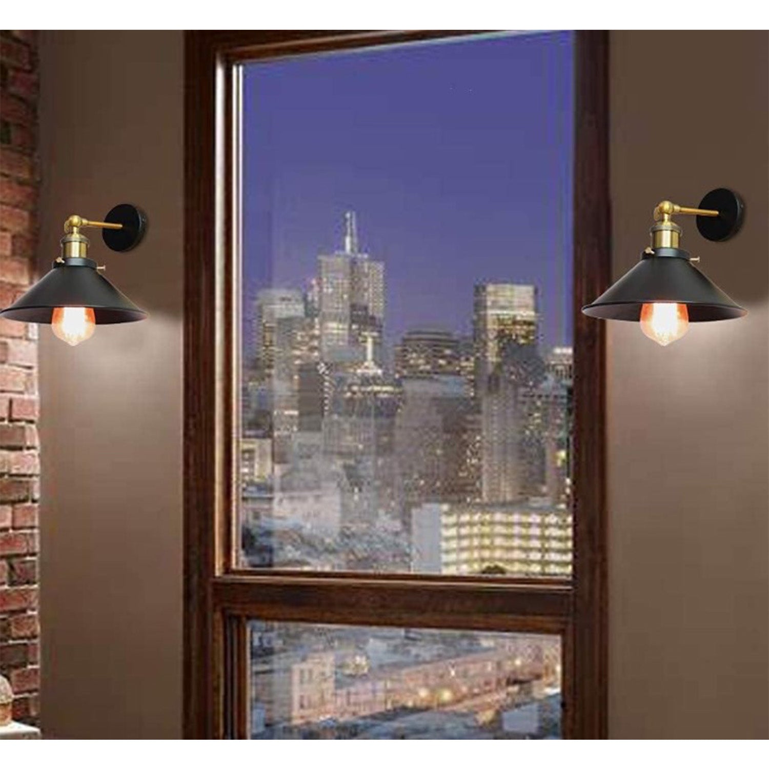 Bath Plus TB+ Vintage Industrial Adjustable Metal Wall Sconce