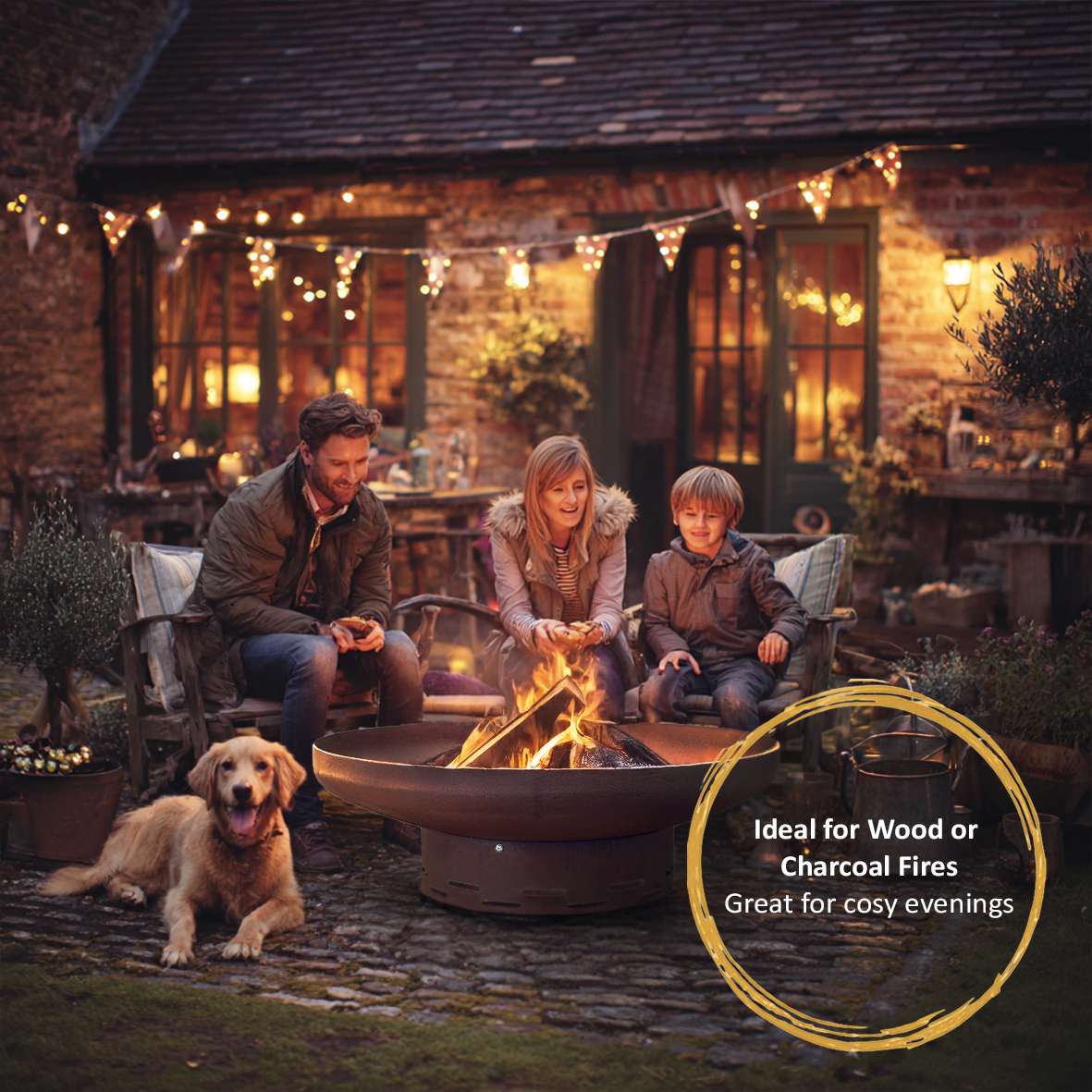 Pre-rusted Metal Corten Steel Round Firepit