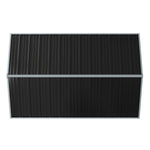 8.3 X 5.4ft Durable Metal Storage Shed With Lockable Double Doors Apex Roof Garden Shed