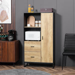 Microwave Stand With Storage Cabinet