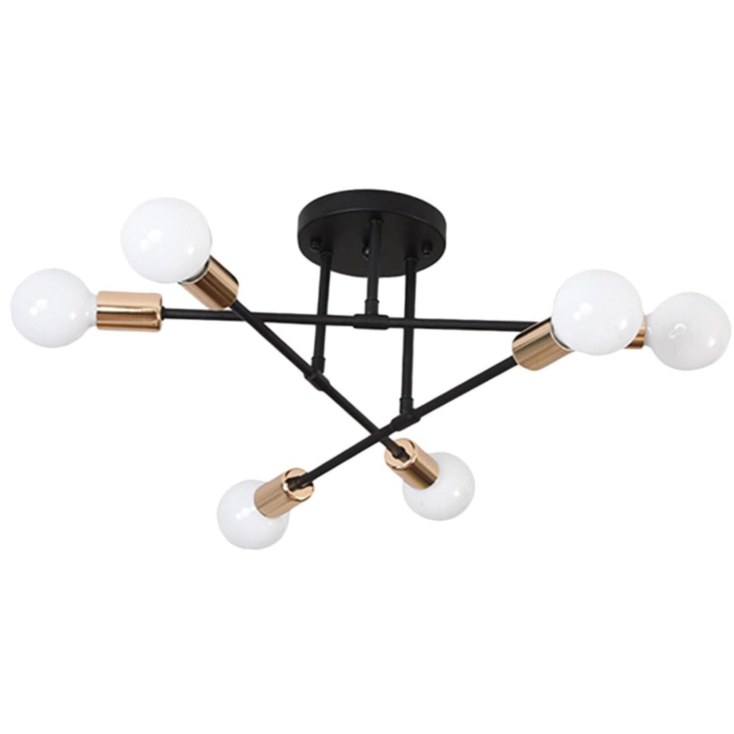 Bath Plus TB+ Modern 6-light Semi-flush Mount Chandelier