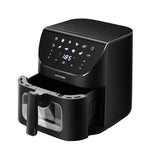 8l Digital Air Fryer With 12 Preset Menus, 1700w Rapid Hot Air Circulation, Viewing Window, Quiet Operation, Non-stick Basket, And Overheat Protection