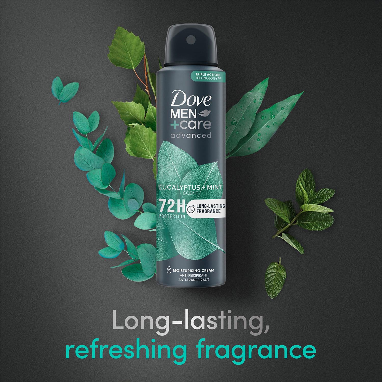 Men+care Advanced Antiperspirant Deodorant Spray Eucalyptus + Mint, 6x200ml