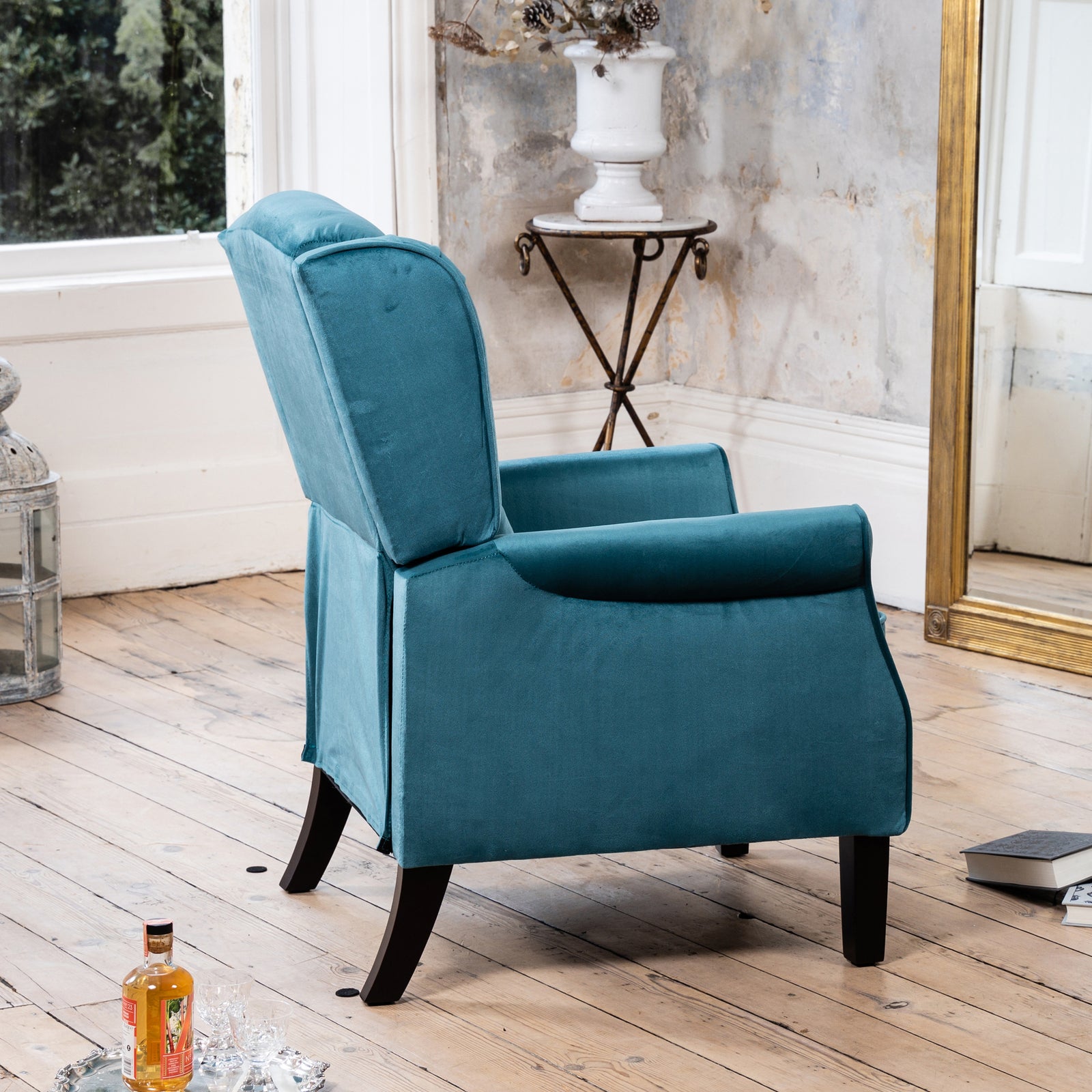 Barksdale Recliner Armchair | Teal