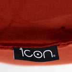 Vita Velvet Footstool Bean Bag Pouffe | Orange