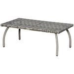 Patio Rattan Coffee Table Outdoor Side Table Furniture