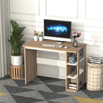 Duo Work Desk With 3-tier Shelves
