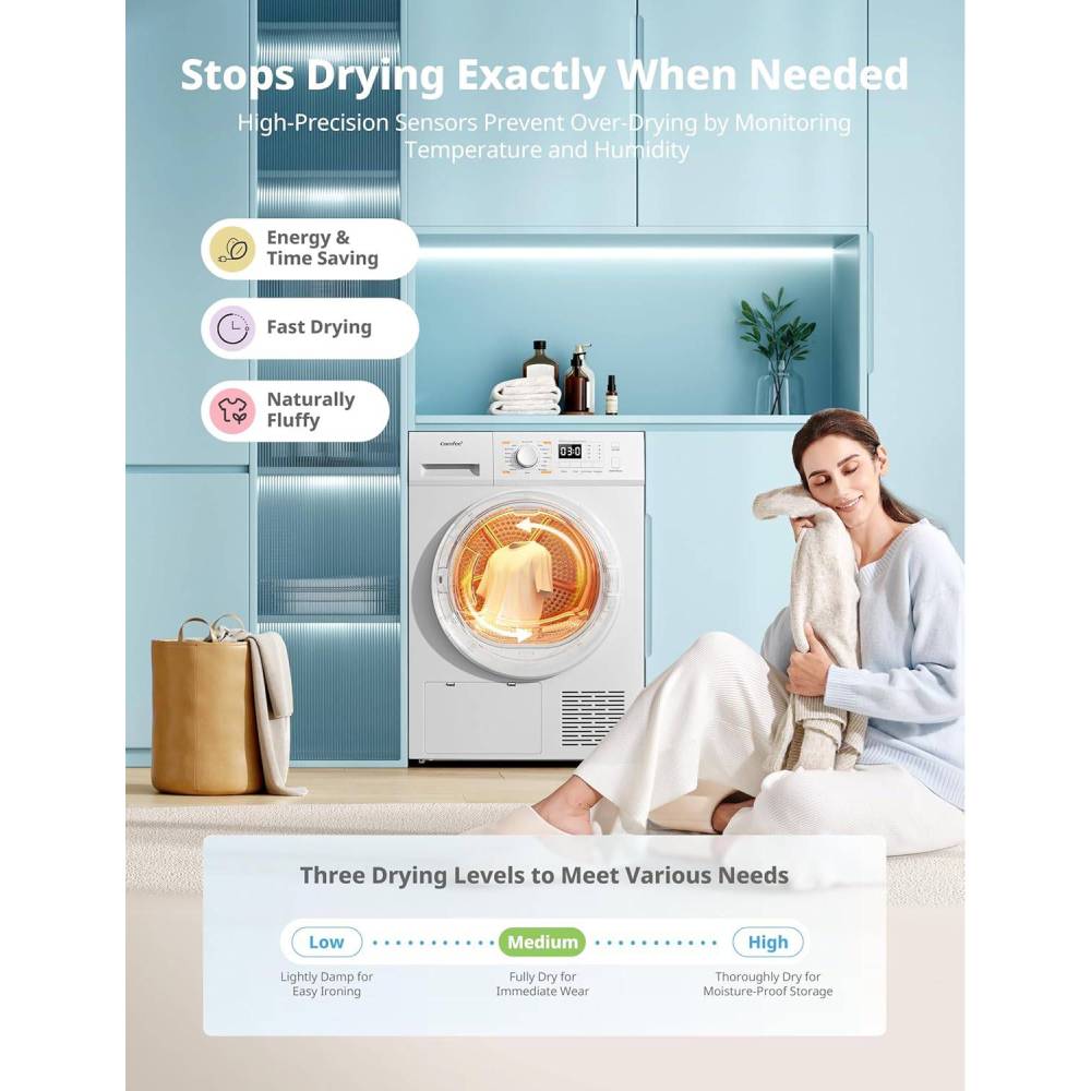 Freestanding Heat Pump Tumble Dryer With 16 Programmes