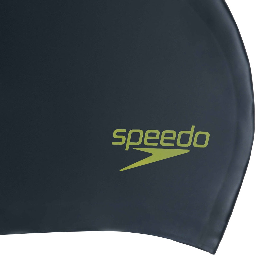Childrens/kids Silicone Swim Cap | One Size | Black