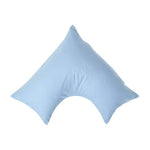 Egyptian Cotton V Shaped Pillowcase 200 Tc | V Shape | Blue