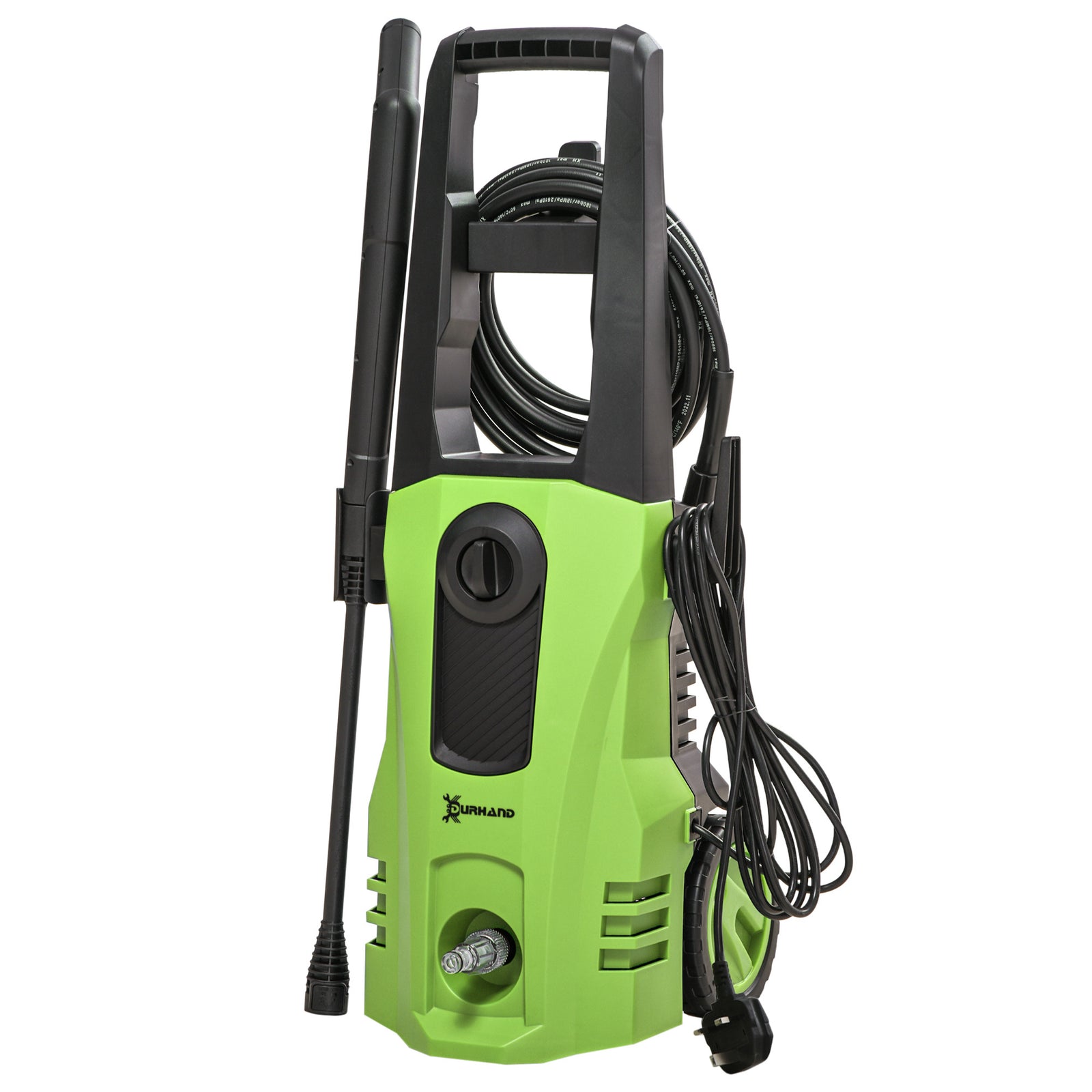 Garden 1800w Pressure Washer, 150 Bar, 6m Hose | Green