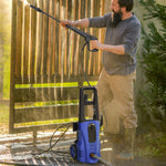 Garden 1800w Pressure Washer, 150 Bar, 6m Hose | Blue