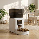 PawHut Automatic 4l Cat Feeder With Camera, 2.4g Wifi, Smart App Control
