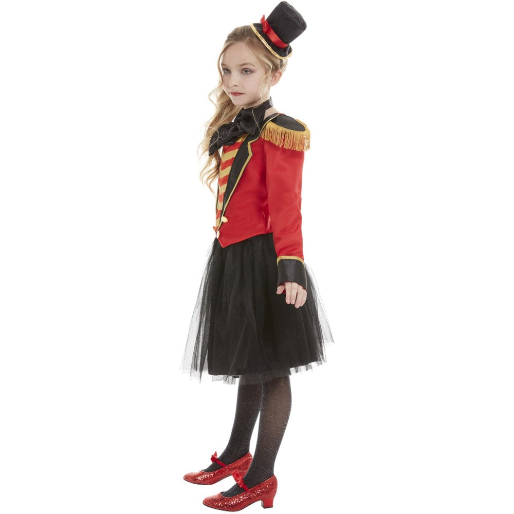 Girls Deluxe Ringmaster Costume | Small