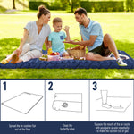 Portable Double Mattress For Camping - Blue | Blue