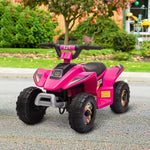 6v Kids Electric Ride On Car For 18-36 Months Toddlers | Pink