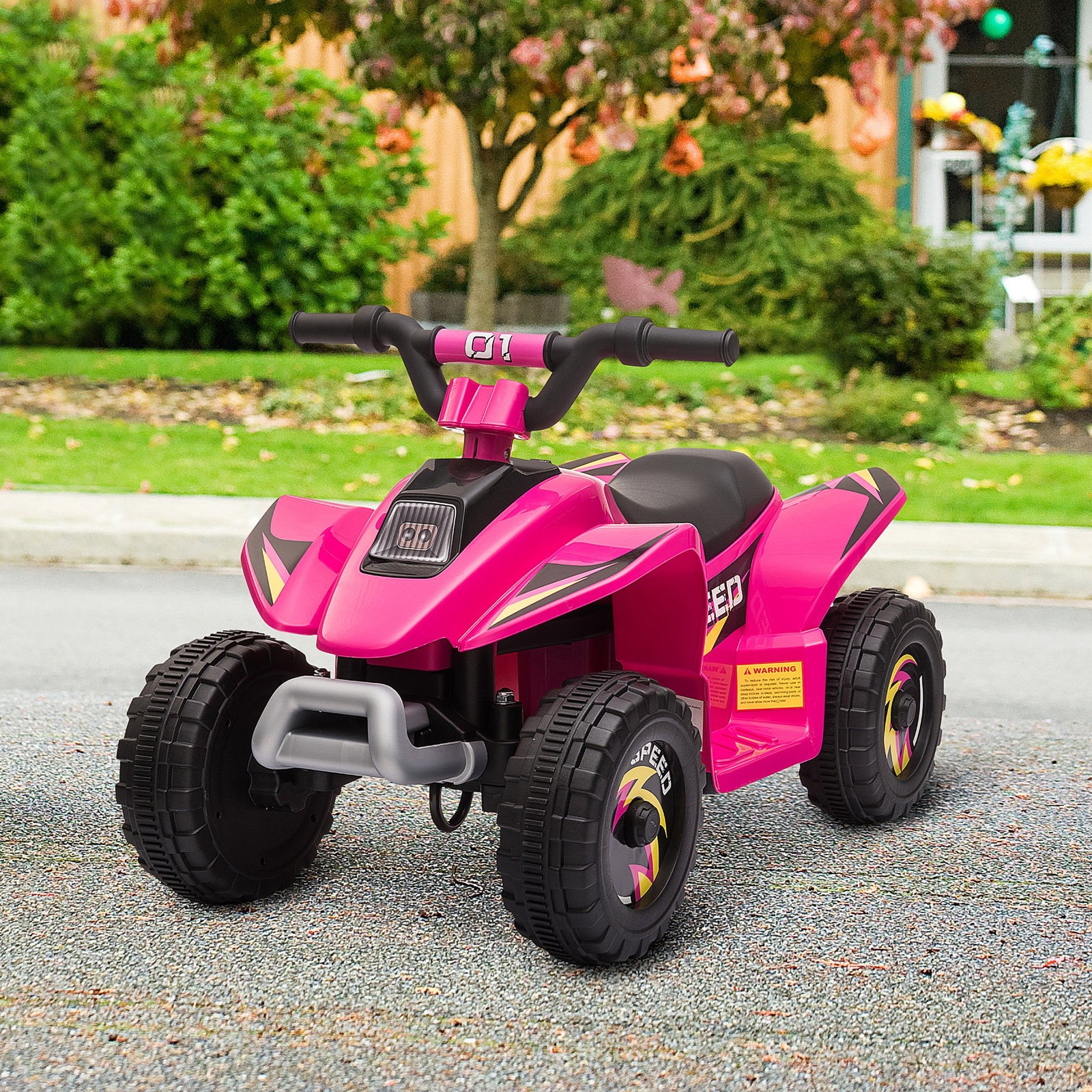 6v Kids Electric Ride On Car For 18-36 Months Toddlers | Pink