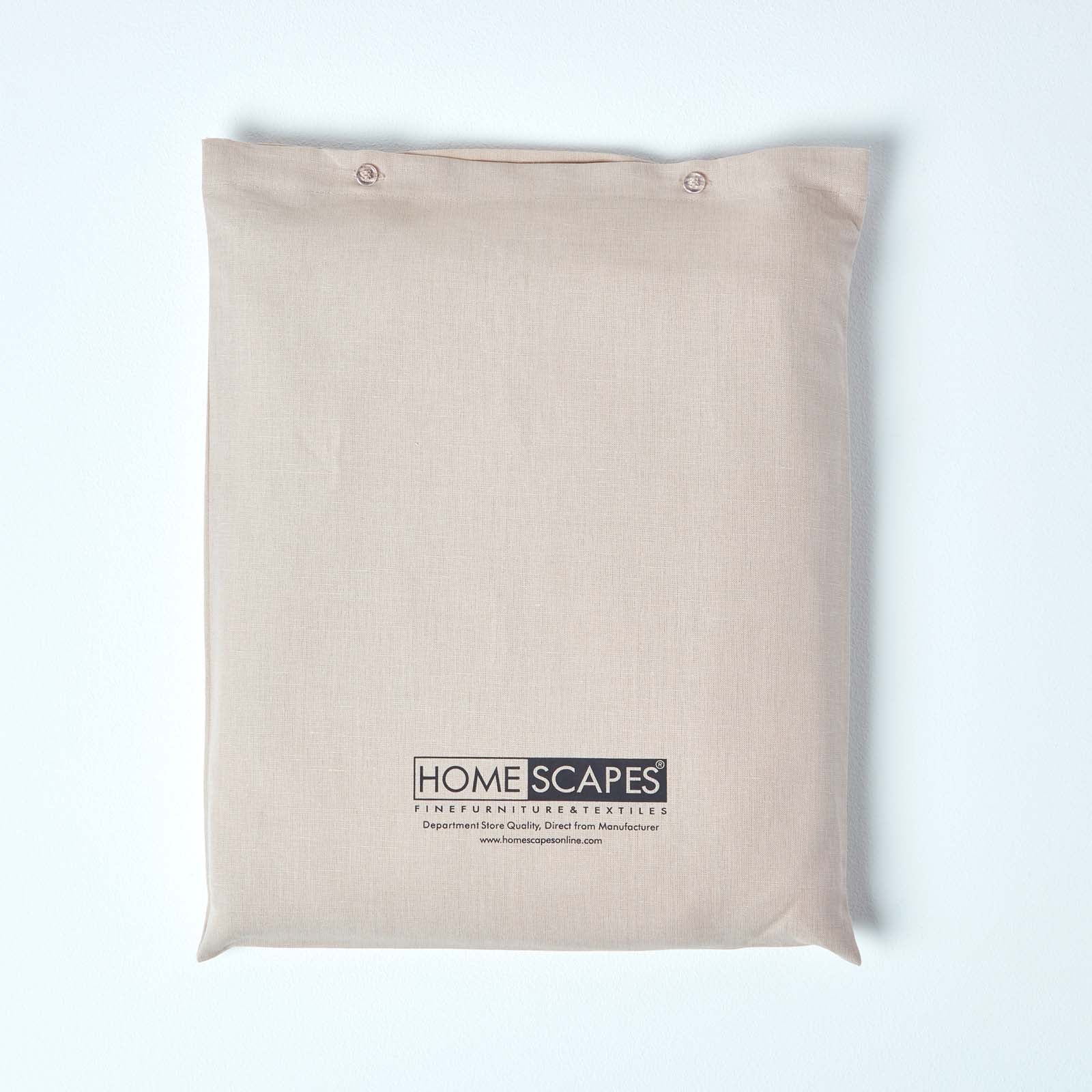 Luxury Linen Fitted Sheet | Small Double | Natural