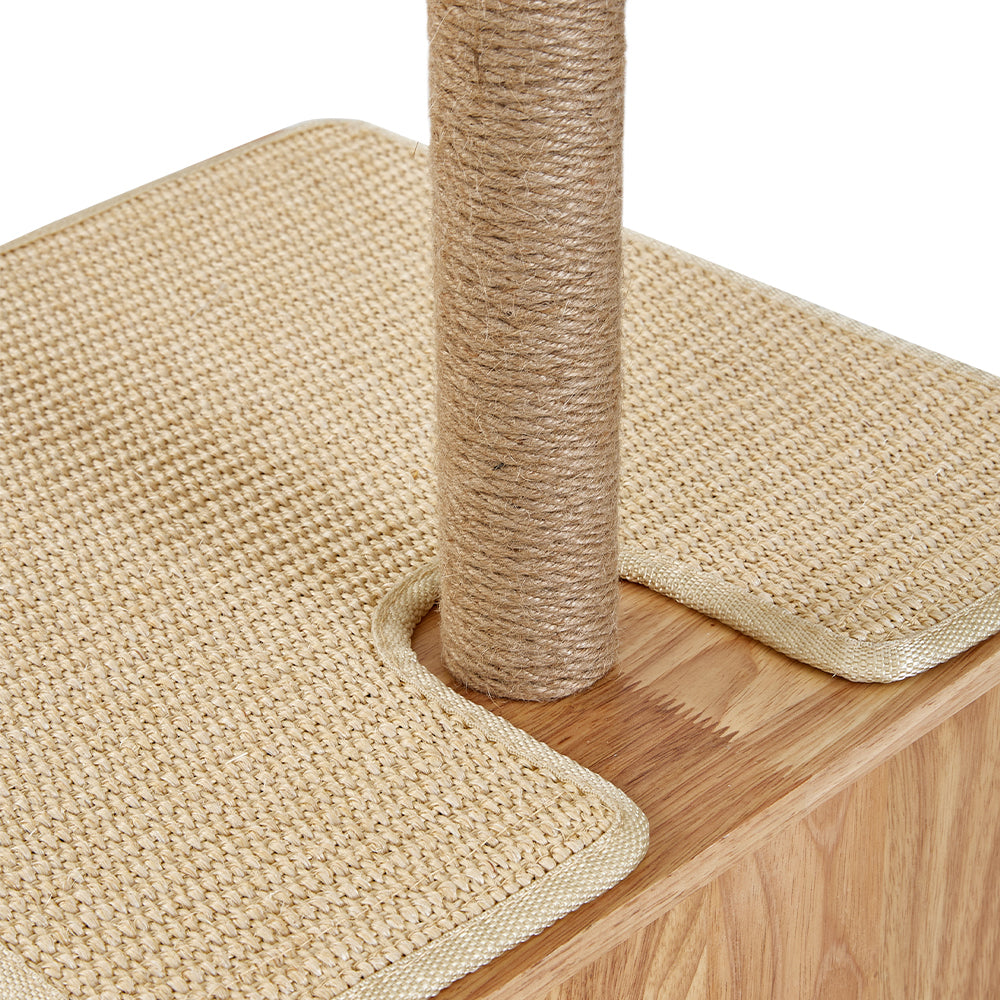 2-in-1 Cat Climbing Frame Floor Lamp