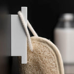 Towel Hook, Robe Hook, Coat Hook, The Grid Collection | Matte White