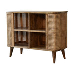Solid Mango Wood Larissa Open Double Cabinet