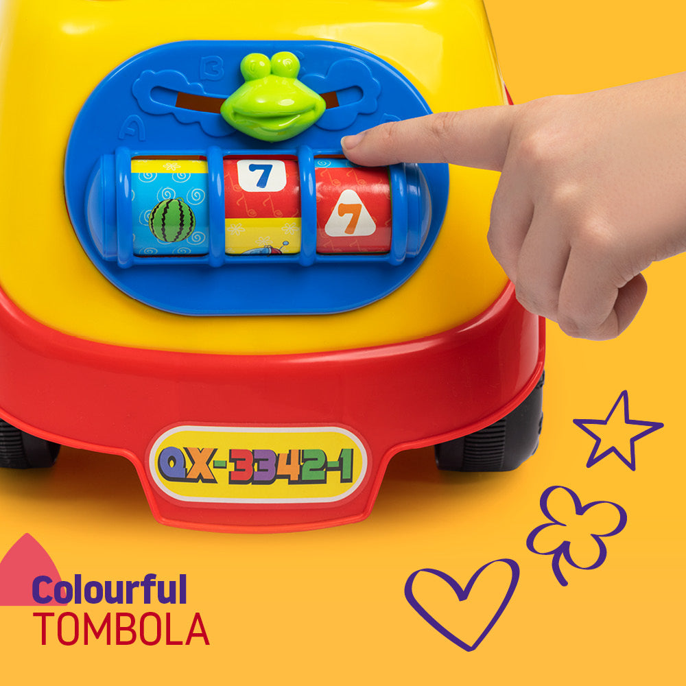 Hillington My First Ride On Toddler Buggy Car Walker Toy With Steering Wheel