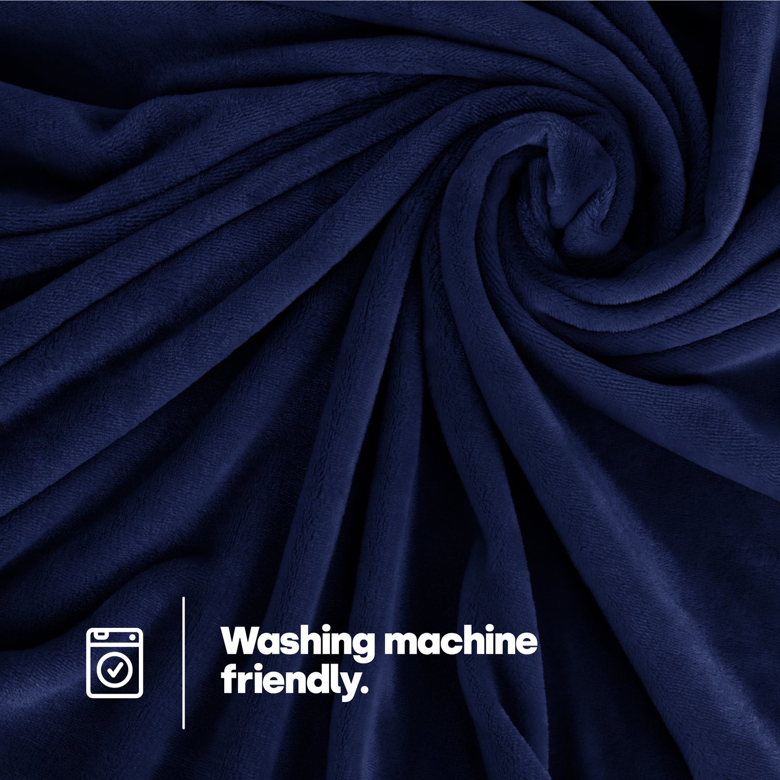 Single Fleece Blanket - Midnight