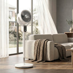 20 Db Silent Standing Fan For Bedroom, 42" Pedestal Fan | White