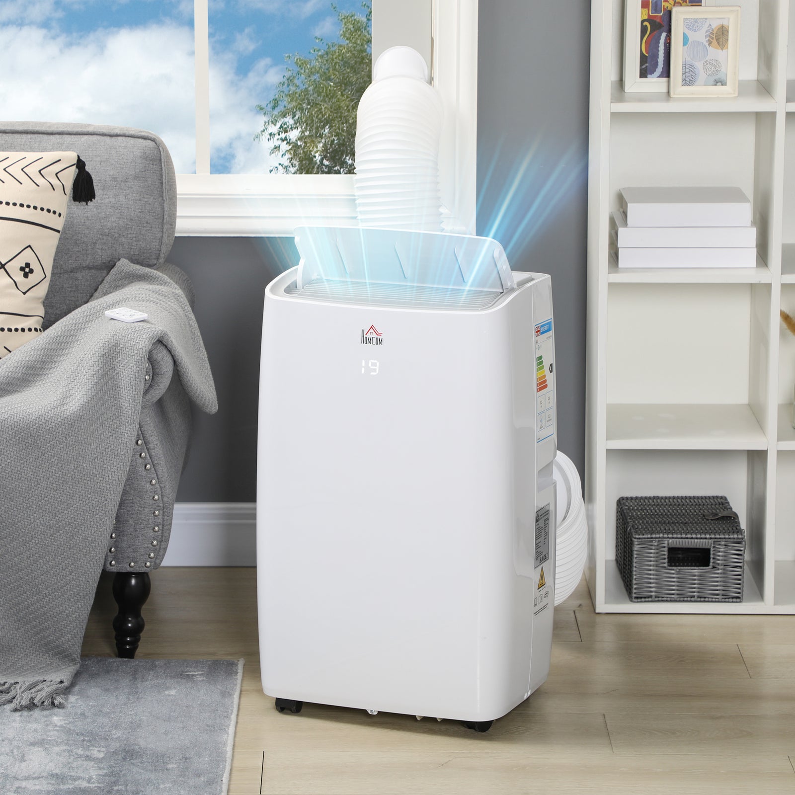 12,000 Btu Portable Air Conditioner Unit Remote 24h Timer