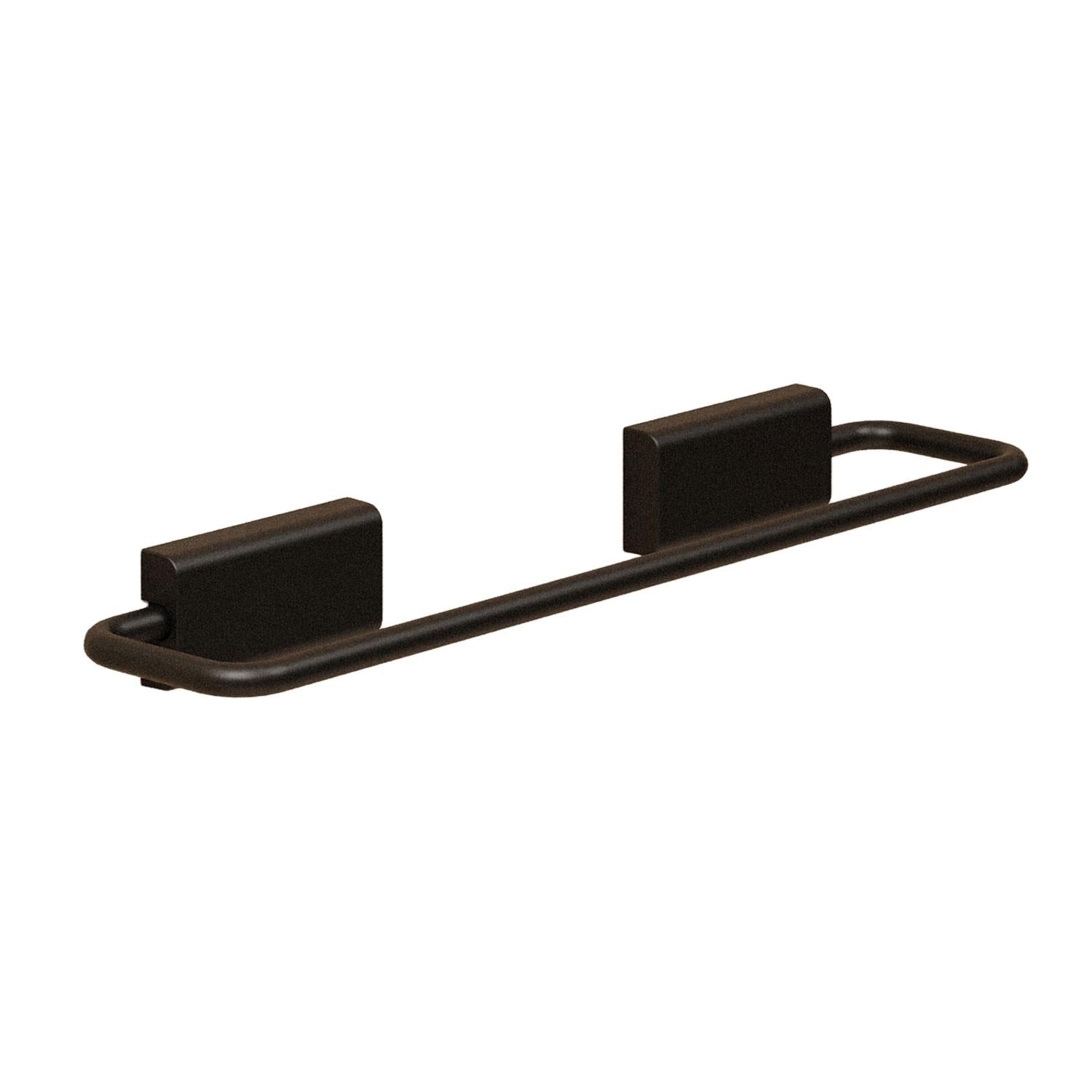 Towel Rail, 30cm, Screw-in Or Self-adhesive, Matt Black, Next Collection