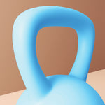 Kettlebell W/ Soft Body, Non-slip Handle | 8kg | Light Blue