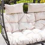 Burford Swinging Double Garden Seat | Cream