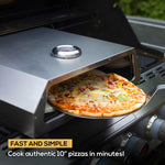 Multi-purpose Barbeque Mini Pizza Oven With Built-in Thermometer