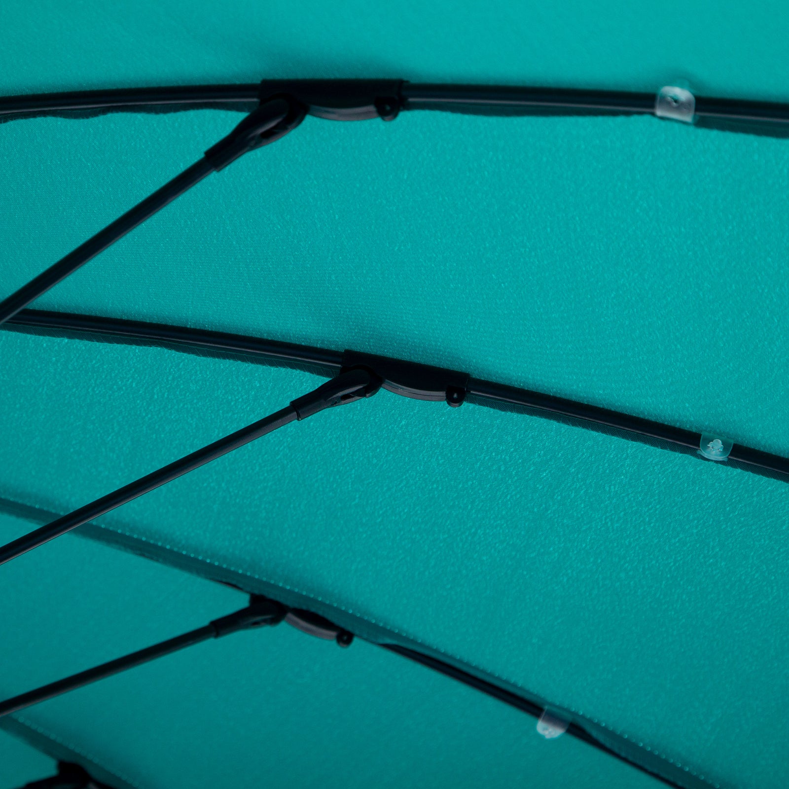 2.7m Cantilever Shanghai Parasol W/ Crank & Cross Base | Turquoise