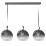 Monte Hand Made Designer Pendant Lamp Smoked Glass Shades