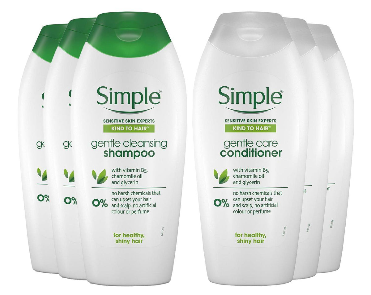 Gentle Care Shampoo & Conditioner 400ml Bundle | Set of 3